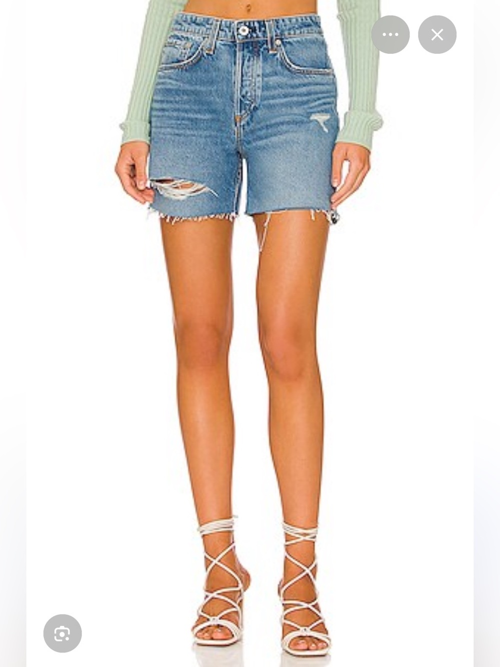 RAG & BONE Rosa Mid Rise Shorts in Hermosa Size 27 NWOT